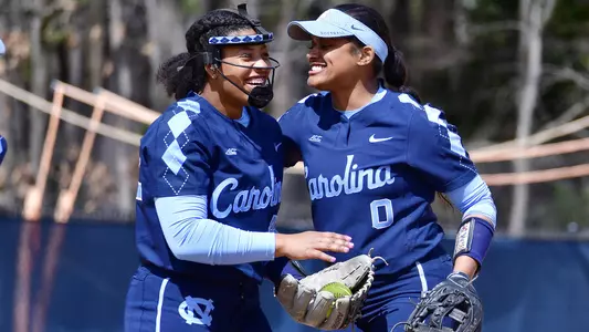 Hannah George and Brittany West 
University of North Carolina Softball v Boston College
Williams Field
Anderson Stadium
Chapel Hill, NC
Saturday, March 16, 2019