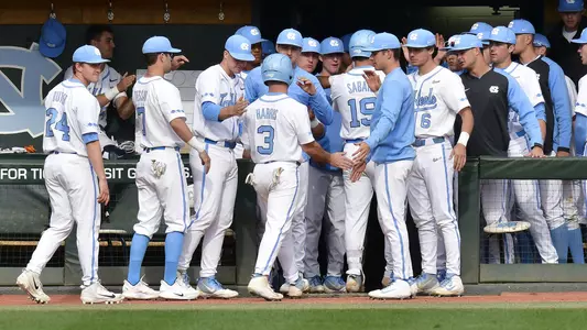 huddleUniversity of North Carolina Baseball v MiamiBoshamer StadiumChapel Hill, NCSaturday, March 16, 2019