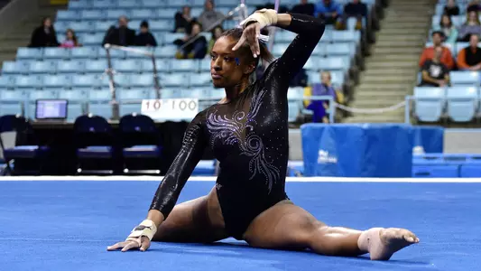 Khazia Hislopfloor exerciseUniversity of North Carolina Gymnastics v New Hampshire UniversityCarmichael ArenaChapel Hill, NCFriday, February 22, 2019