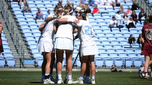 huddle, celebrationUniversity of North Carolina Women's Lacrosse v Boston CollegeUNC Lacrosse Soccer StadiumChapel Hill, NCSaturday, March 23, 2019