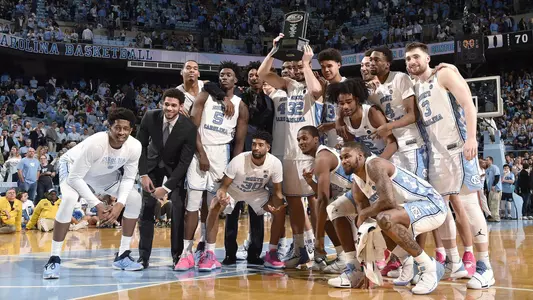 team, trophy
University of North Carolina Basketball v Duke
Dean E. Smith Center
Chapel Hill, NC
Saturday, March 9, 2019