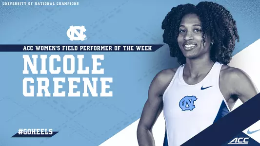 Nicole Greene ACC Performer of the Week