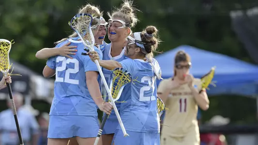 celebration
University of North Carolina Women's Lacrosse v Boston College
NCAA Semifinals
Homewood Field
Baltimore, MD
Friday, May 24, 2019