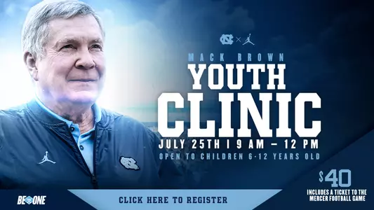 Mack Brown Youth Football Clinic