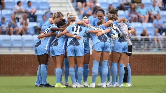 UNC Women's Soccer Huddle
University of North Carolina Women's Soccer v. Duke
Soccer Lacrosse Stadium
Chapel Hill, NC
Sunday, August 25, 2019