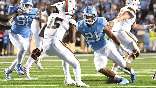 Chazz SurrattUniversity of North Carolina Football v MiamiKenan StadiumChapel Hill, NCSaturday, September 7, 2019