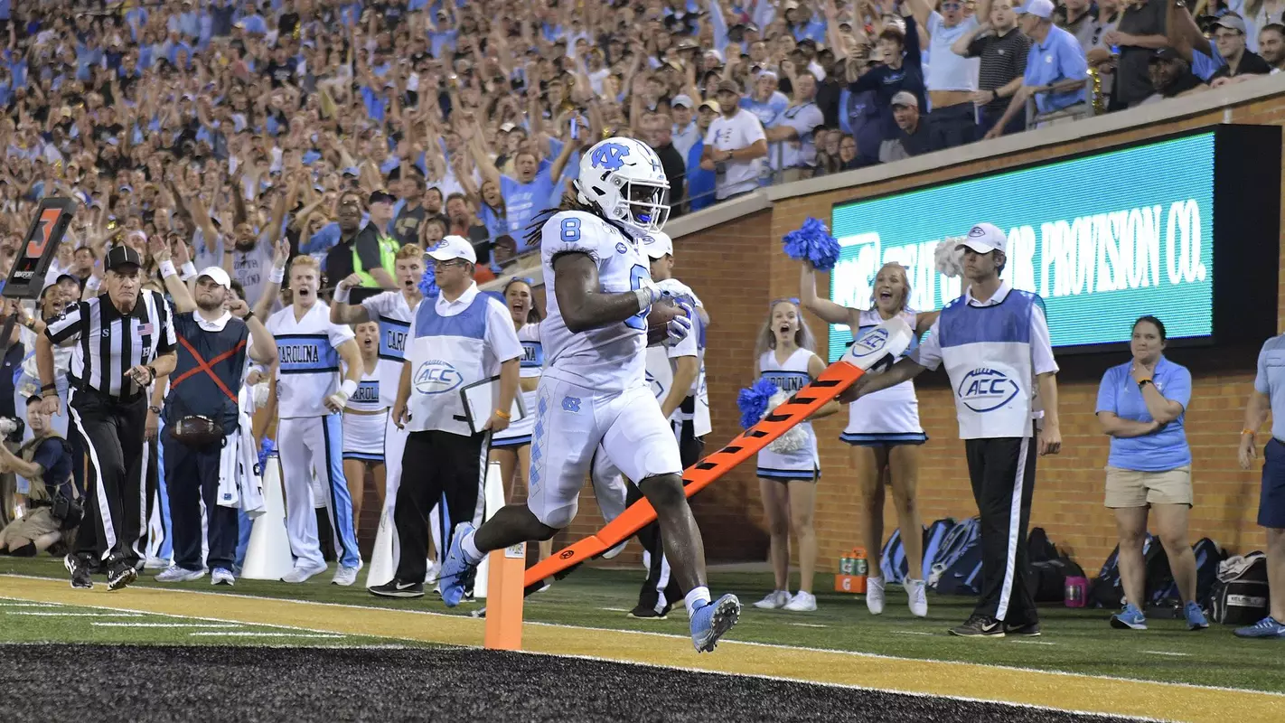 Michael CarterUniversity of North Carolina Football v Wake Forest UniversityBB&T FieldWinston-Salem, NCFriday, September 13, 2019