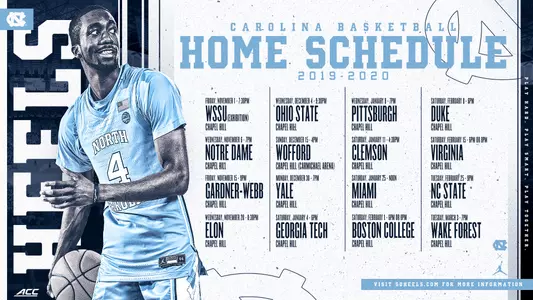 2019-20 home schedule graphic
