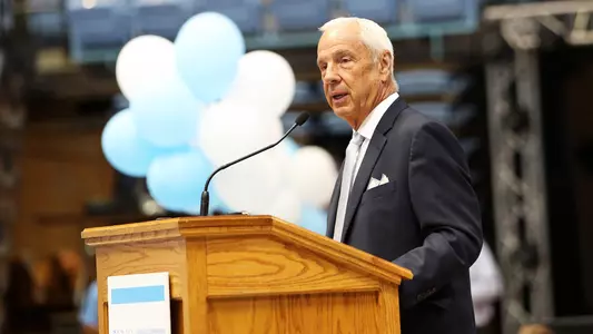 Roy Williams, Fast Break Against Cancer breakfast 2019