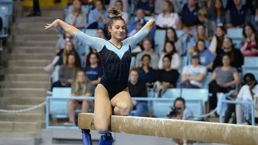Alexis Allen
balance beam
University of North Carolina Gymnastics v William & Mary
Carmichael Arena
Chapel Hill, NC
Sunday, January 12,2020