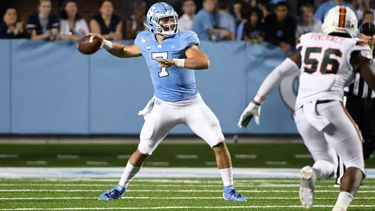 Sam HowellUniversity of North Carolina Football v MiamiKenan StadiumChapel Hill, NCSaturday, September 7, 2019