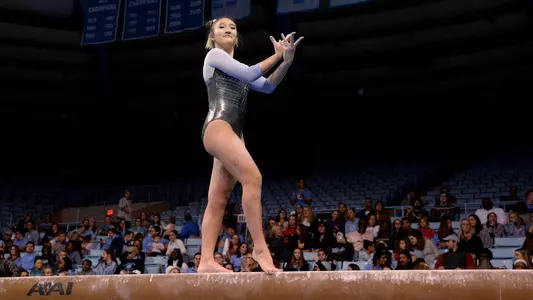 Hannah Nam
balance beam
University of North Carolina Gymnastics v Pittsburgh
Carmichael Arena
Chapel Hill, NC
Saturday, January 25, 2020