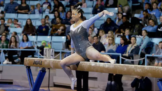 Emery Summey
balance beam
University of North Carolina Gymnastics v Pittsburgh
Carmichael Arena
Chapel Hill, NC
Saturday, January 25, 2020