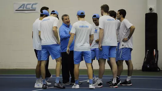Team huddleUniversity of North Carolina Men's Tennis v ElonCone-Kenfield Tennis CenterChapel Hill, NCSaturday, January 25, 2020