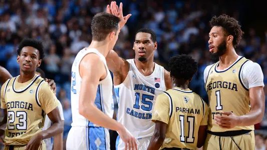 Garrison Brooks, Justin Pierce
University of North Carolina Basketball v Georgia Tech
Dean E. Smith Center
Chapel Hill, NC
Saturday, January 4, 2020