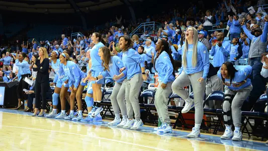 bench, celebration
University of North Carolina Women's Basketball v North Carolina State
Carmichael Arena
Chapel Hill, NC
Thursday, January 9, 2020