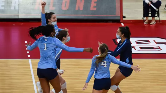 celebration volleyball at nc state