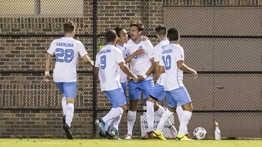 Santiago Herrera celebrates his second half goal at Duke