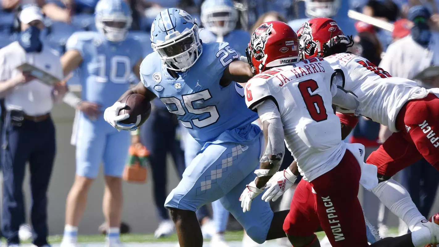 Javonte Williams University of North Carolina Football v North Carolina StateKenan StadiumChapel Hill, NCSaturday, October 24, 2020