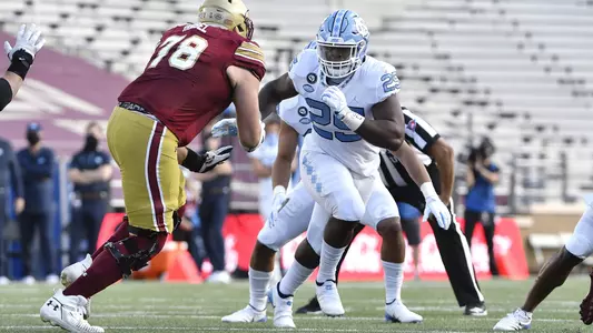 Kaimon Rucker
University of North Carolina Football v Boston College
Alumni Stadium
Chestnut Hill, Massachusetts
Saturday, October 3, 2020
