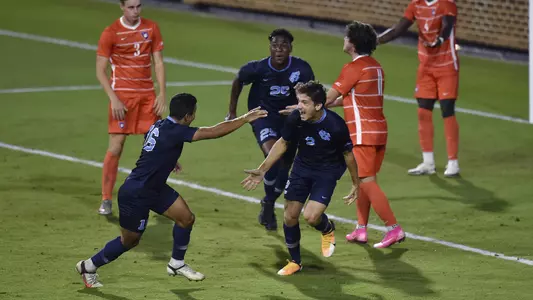 Fillipo Zattarin, Jonathan Jimenez, Akeim Clarke 
University of North Carolina Men's Soccer v Clemson
Dorrance Stadium
Chapel Hill, NC
Friday, October 9, 2020