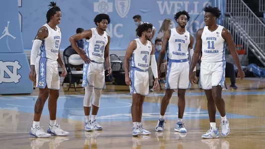 Armando Bacot, Kerwin Walton, RJ Davis, Leaky Black, Day’Ron Sharpe
University of North Carolina Basketball v College of Charleston
Dean E. Smith Center
Chapel Hill, NC
Wednesday, November 25, 2020