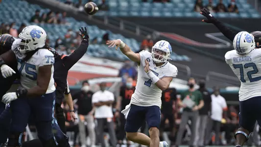 Sam Howell
University of North Carolina Football v Miami
Hard Rock Stadium
Miami Gardens, FL
Saturday, December 12, 2020