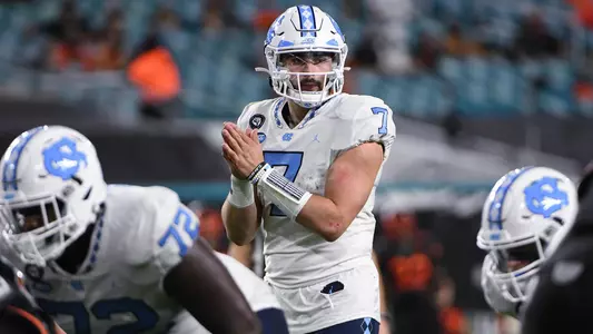 Sam Howell 
University of North Carolina Football v Miami
Hard Rock Stadium
Miami Gardens, FL
Saturday, December 12, 2020