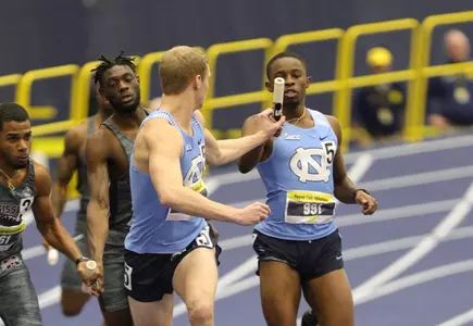 Ari Cogdell Brandon Cachon track & field 4x400 Power Five Invite