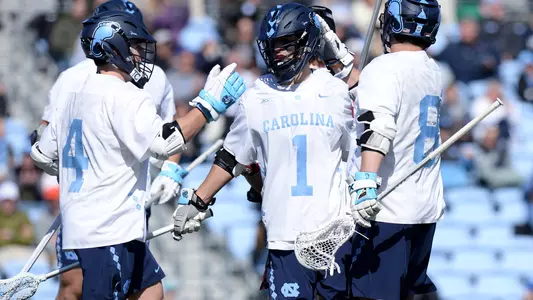 Alex Trippi, celebration
University of North Carolina Men's Lacrosse v Lafayette
UNC Lacrosse Soccer Stadium
Chapel Hill, NC
Saturday, February 15, 2019