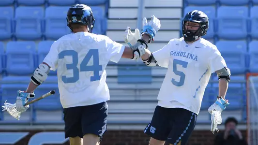 Harrison Schertzinger, Will Nicklaus
University of North Carolina Men's Lacrosse v Lafayette
UNC Lacrosse Soccer Stadium
Chapel Hill, NC
Saturday, February 15, 2019