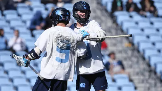 Lance Tillman, Jacob Kelly 
University of North Carolina Men's Lacrosse v Lafayette
UNC Lacrosse Soccer Stadium
Chapel Hill, NC
Saturday, February 15, 2019
