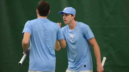 Brian Cernoch and William Blumberg won in doubles and both won their singles matches Sunday.