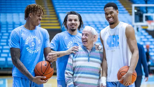 Armando Bacot, Cole Anthony, Roy Williams, Garrison Brooks