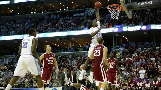 Ed Davis NCAA Elite 8: North Carolina Tar Heels v Oklahoma Sooners
