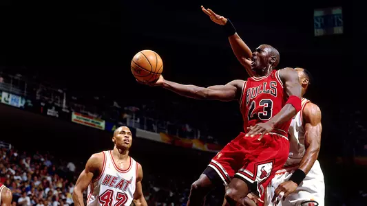 Michael Jordan Action Portrait