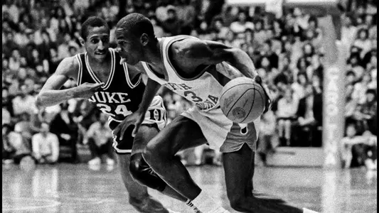 Basketball 1984.  Carmichael Auditorium.
