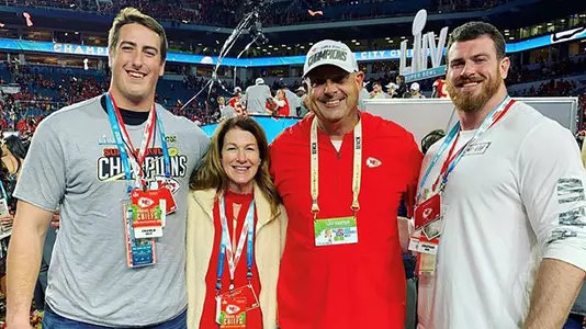 Charlie Heck at 2020 Super Bowl