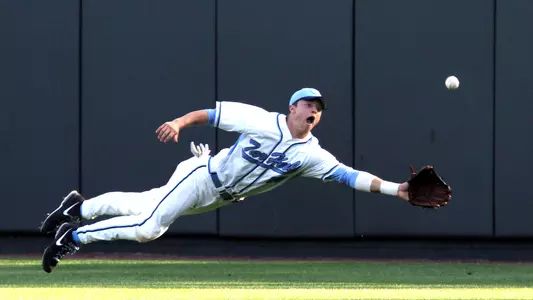 Skye Bolt makes a great diving catch later in the game.
