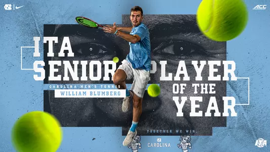 Wililiam Blumberg Senior Player of the Year graphic