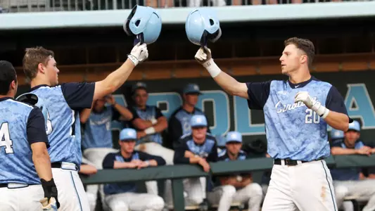Skye Bolt after his two-run homer in the fourth.