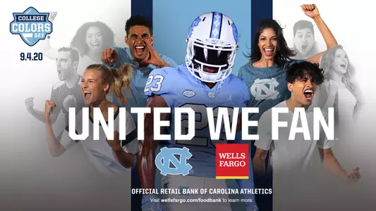 College Colors Day graphic with Wells Fargo logo 2020