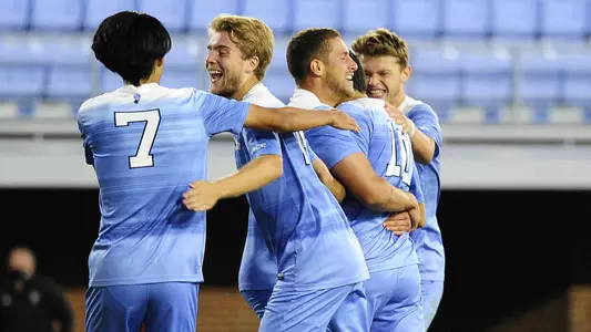 goal celebration vs. NC State