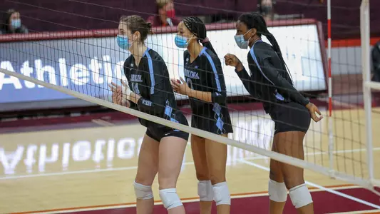 Merkler Buckner Cox Volleyball at Virginia Tech