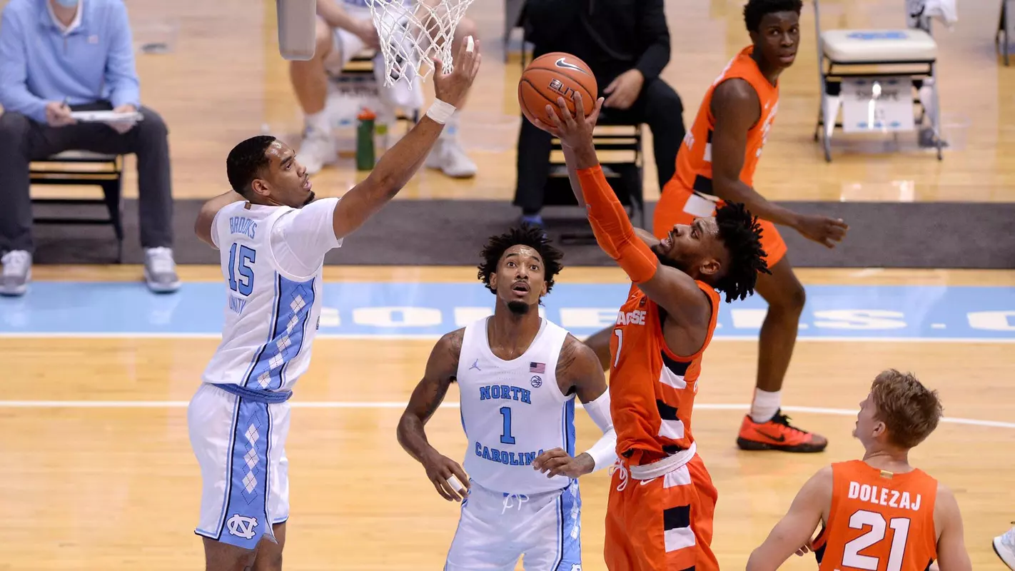 Garrison Brooks, Leaky Black University of North Carolina Basketball v SyracuseDean E. Smith CenterChapel Hill, NCTuesday, January 12, 2021