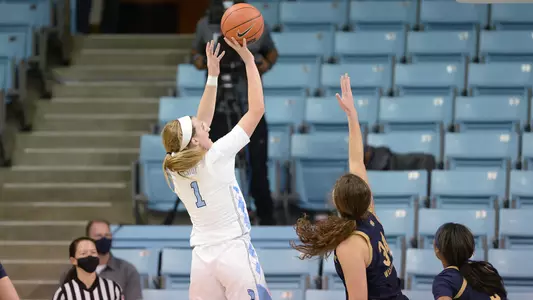 Alyssa Ustby 
University of North Carolina Women's Basketball v Notre Dame
Carmichael Arena
Chapel Hill, NC
Sunday, January 24, 2021