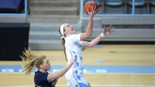 Alyssa Ustby 
University of North Carolina Women's Basketball v Notre Dame
Carmichael Arena
Chapel Hill, NC
Sunday, January 24, 2021
