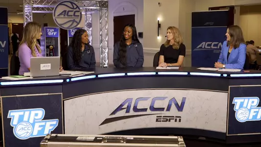 players at ACC WBB day