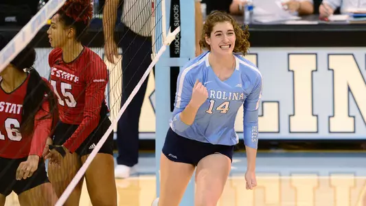 Kaya Merkler 
University of North Carolina Volleyball v North Carolina State
Carmichael Arena 
Chapel Hill, NC 
Wednesday, October 20, 2021
