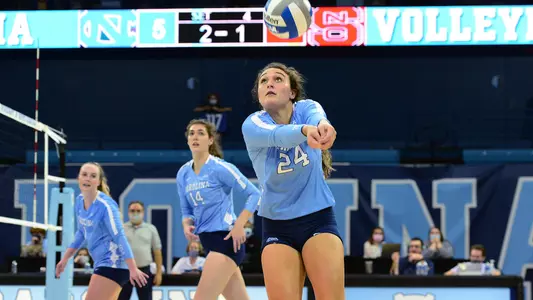 Marissa Meyerhofer
University of North Carolina Volleyball v North Carolina State
Carmichael Arena 
Chapel Hill, NC 
Wednesday, October 20, 2021